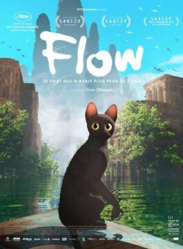 Affiche FLOW, LE CHAT QUI N'AVAIT PLUS PEUR DE L'EAU