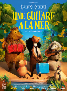 Affiche UNE GUITARE Á LA MER